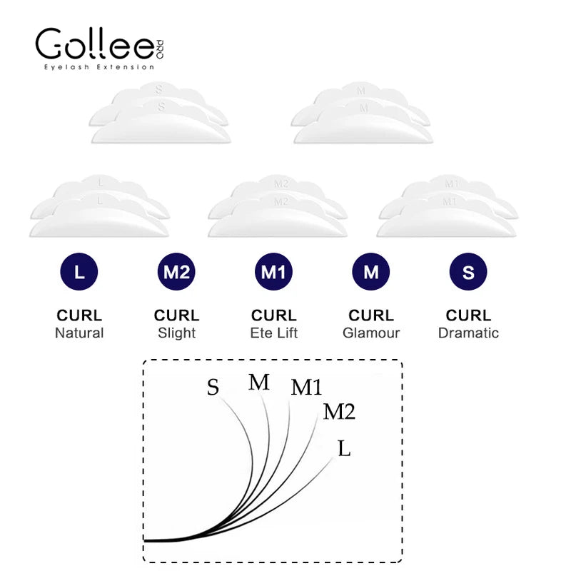 Gollee Lash and Brow Curling Kit Natural Eyelash