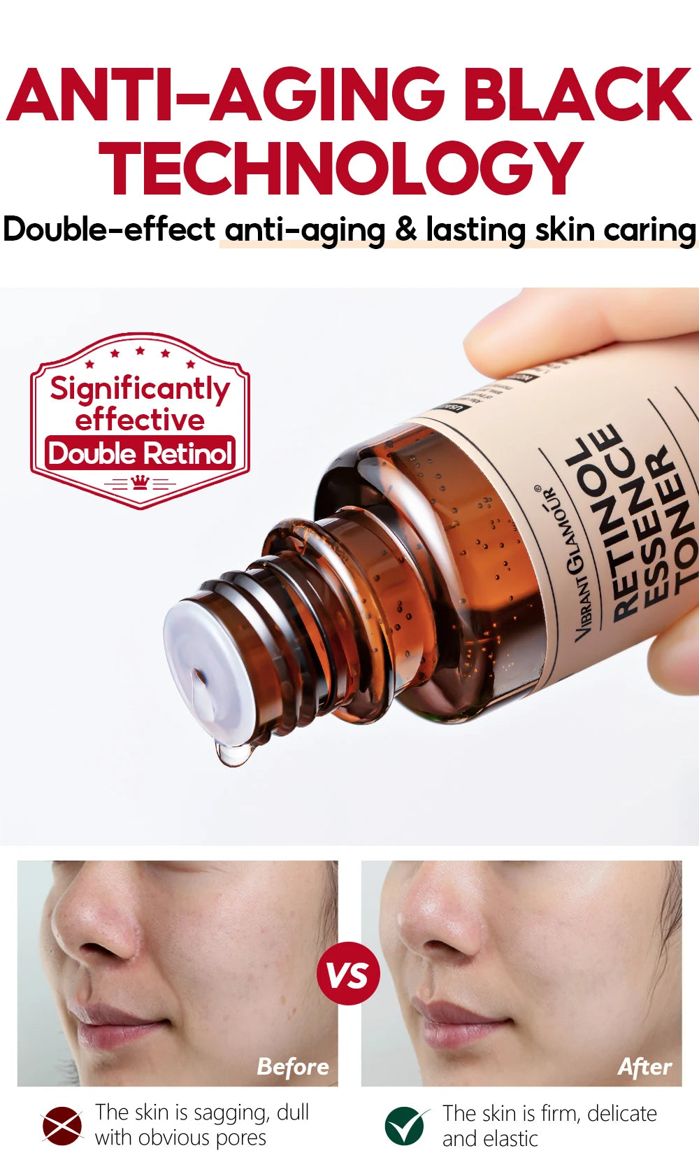 VIBRANT GLAMOUR Retinol Essence Toner