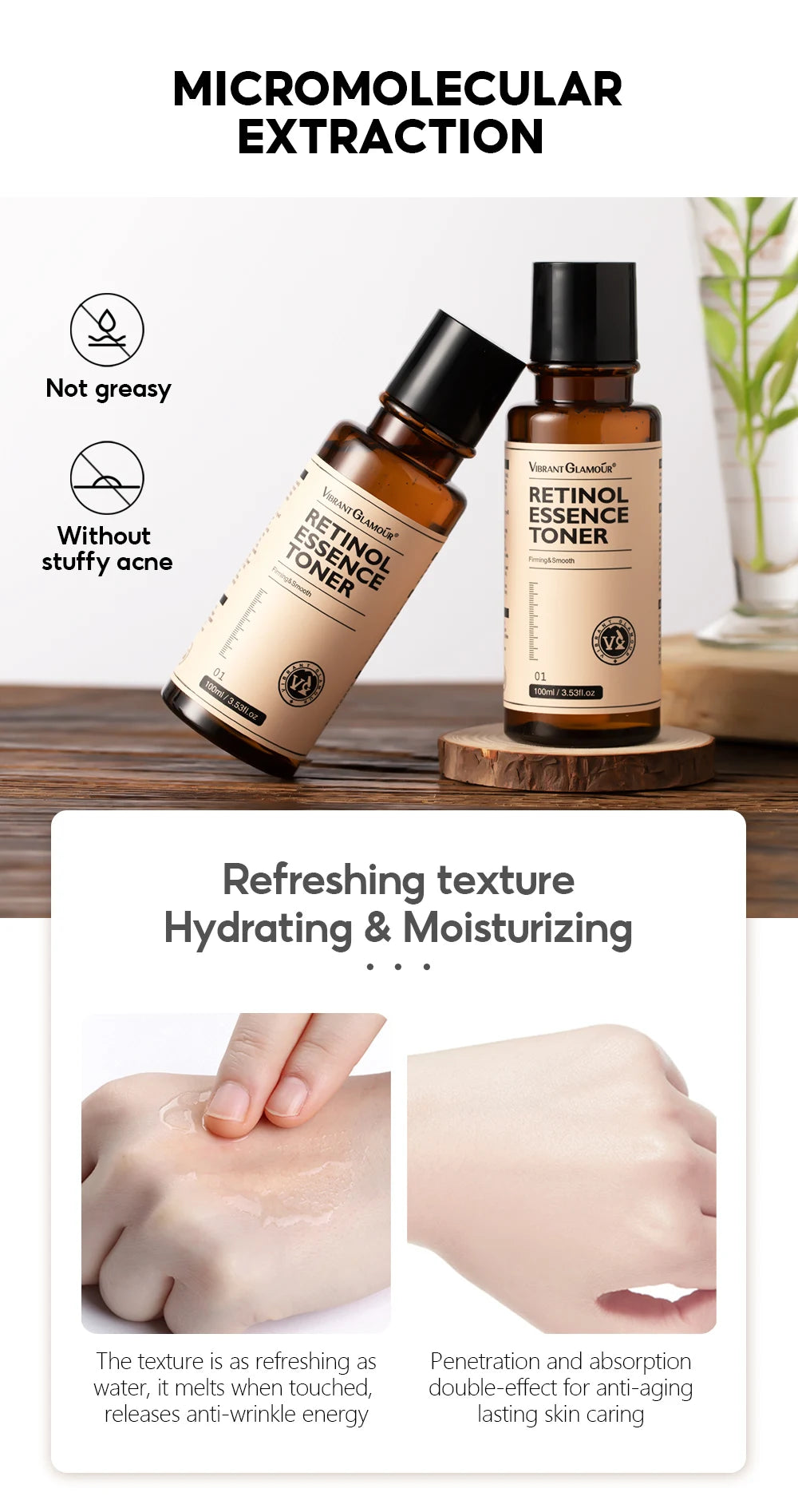 VIBRANT GLAMOUR Retinol Essence Toner