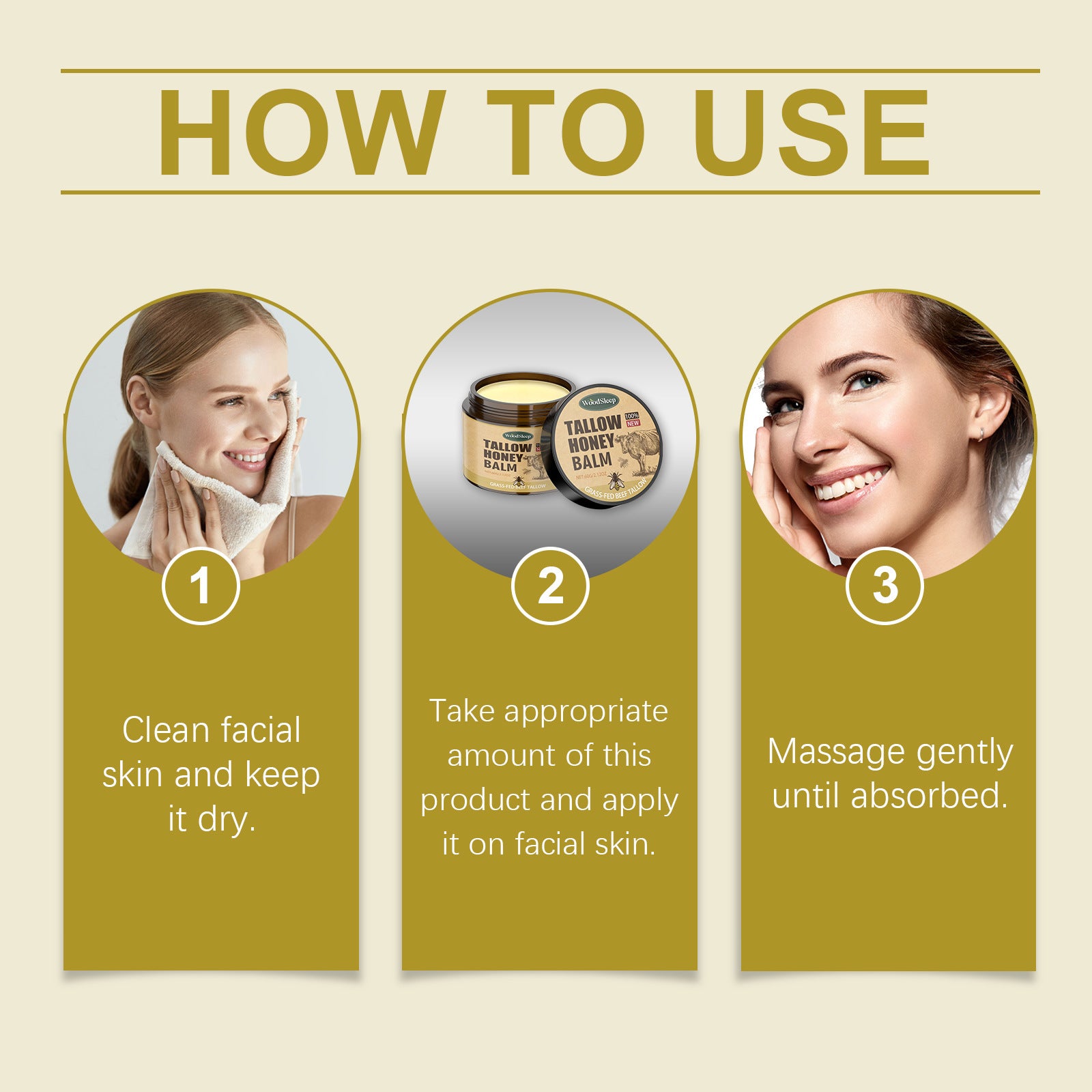 Beef Tallow Honey Moisturizer Cream