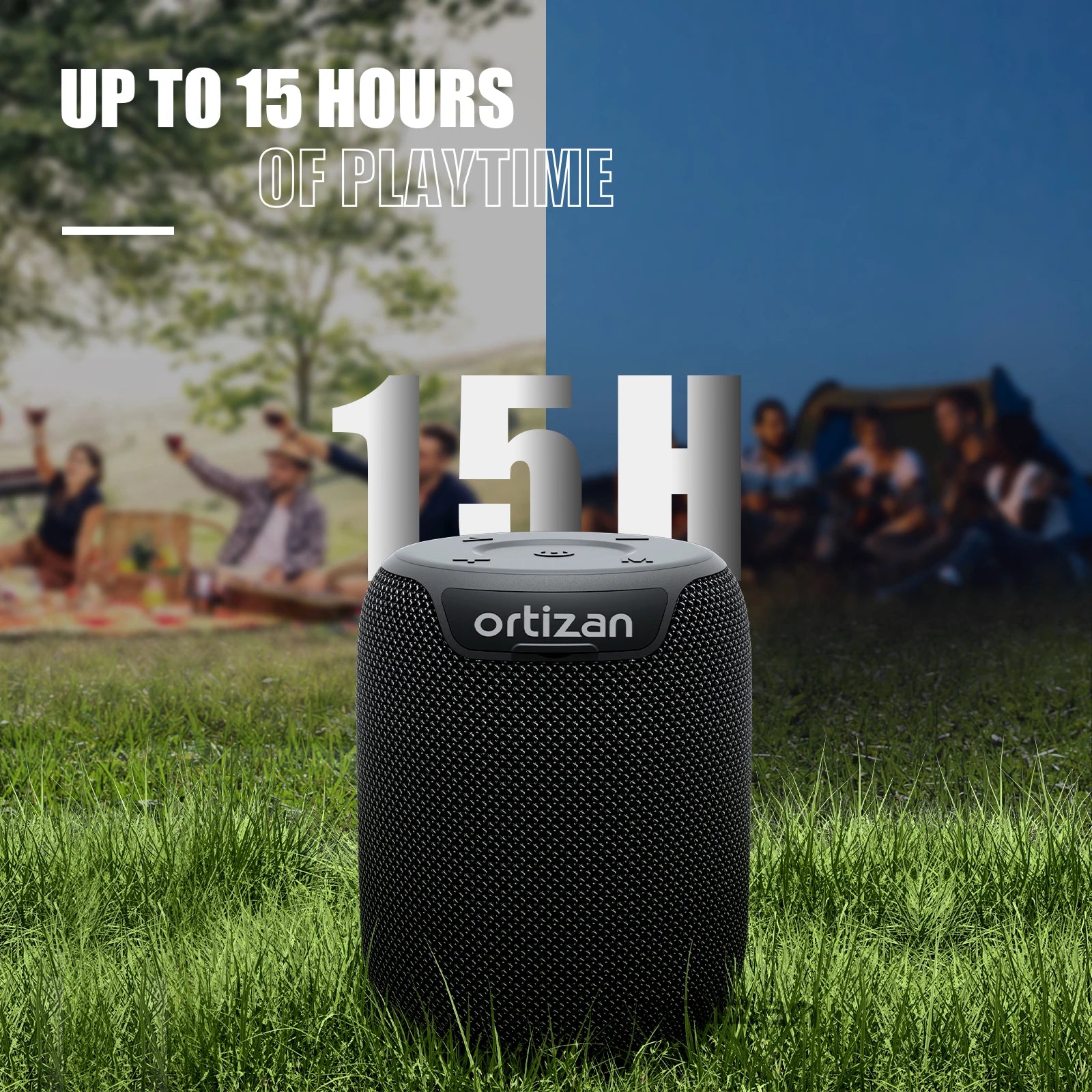 Ortizan Portable Bluetooth Speaker