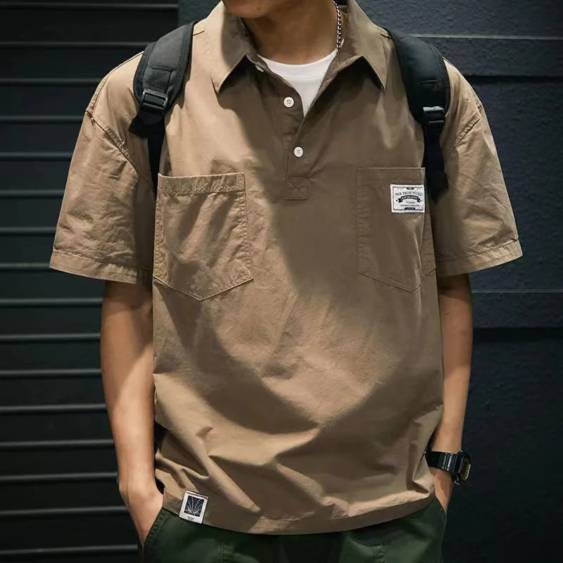 Korea American Casual Men's T-shirt