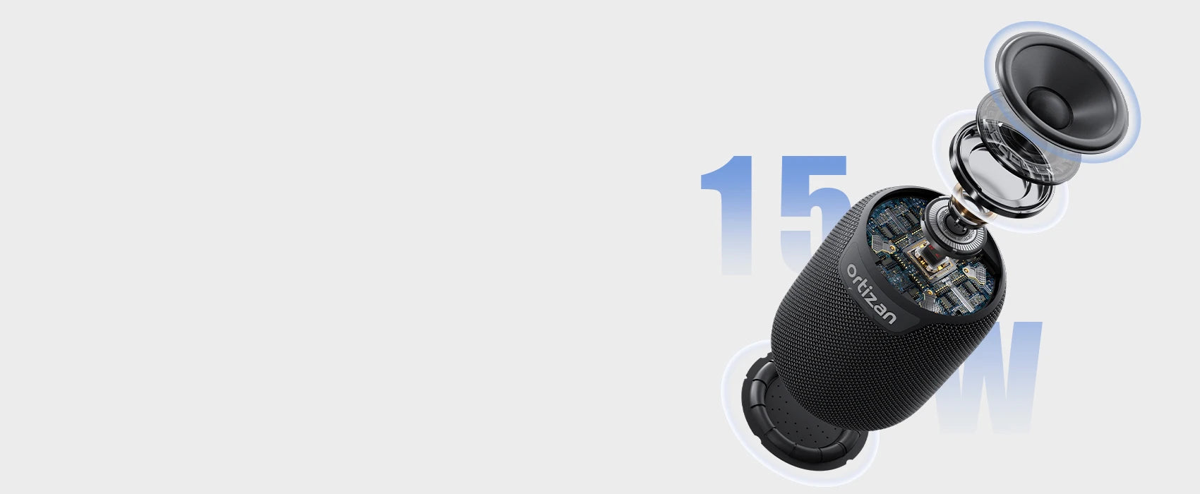 Ortizan Portable Bluetooth Speaker