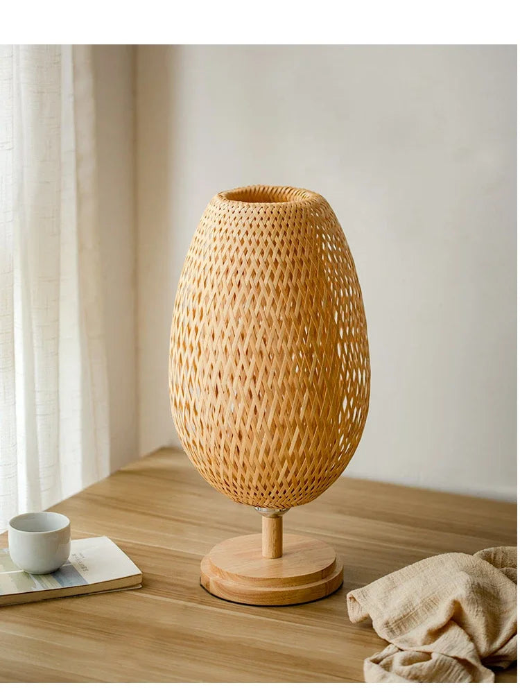 Wooden Wind Small Vine Bar Desk Lamp