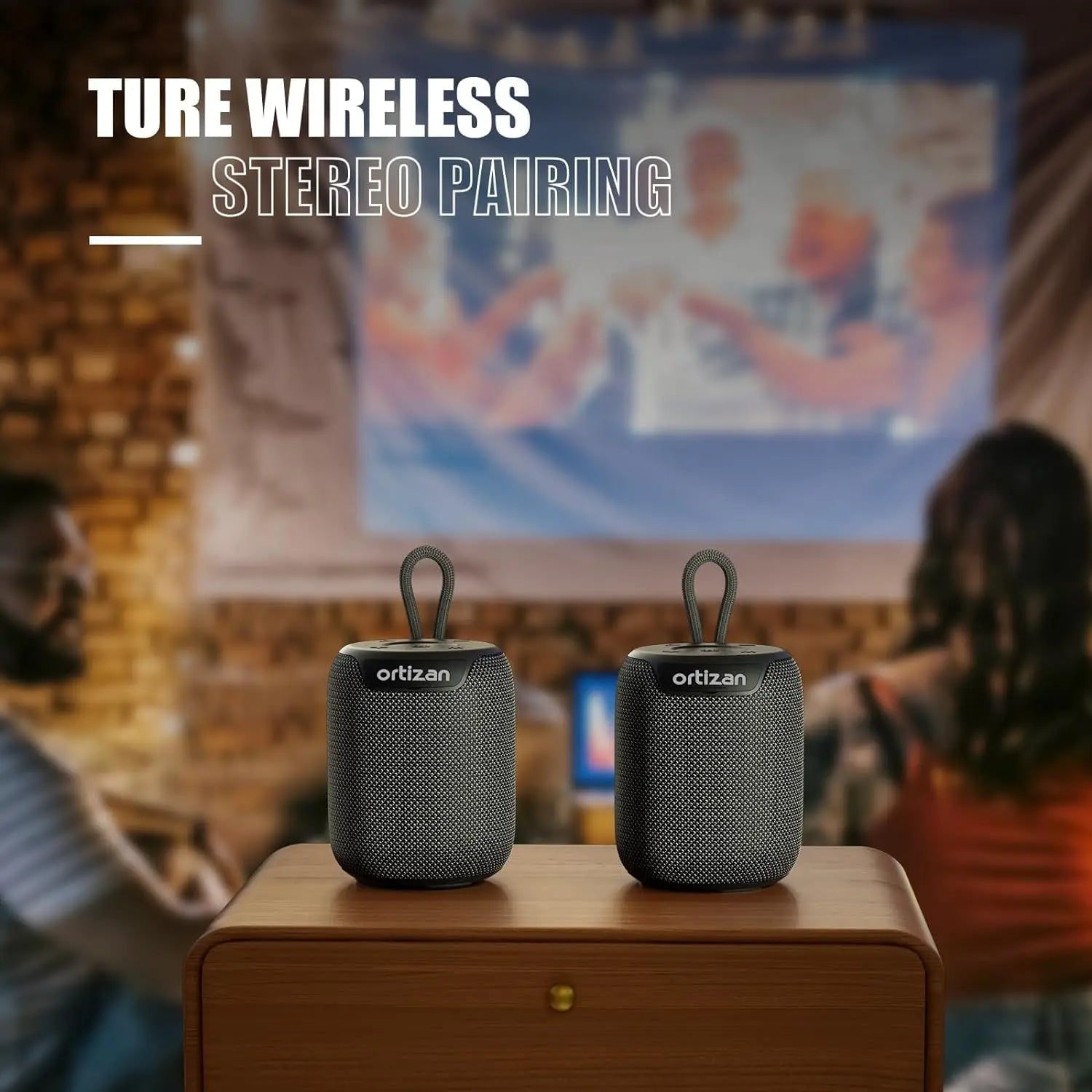 Ortizan Portable Bluetooth Speaker