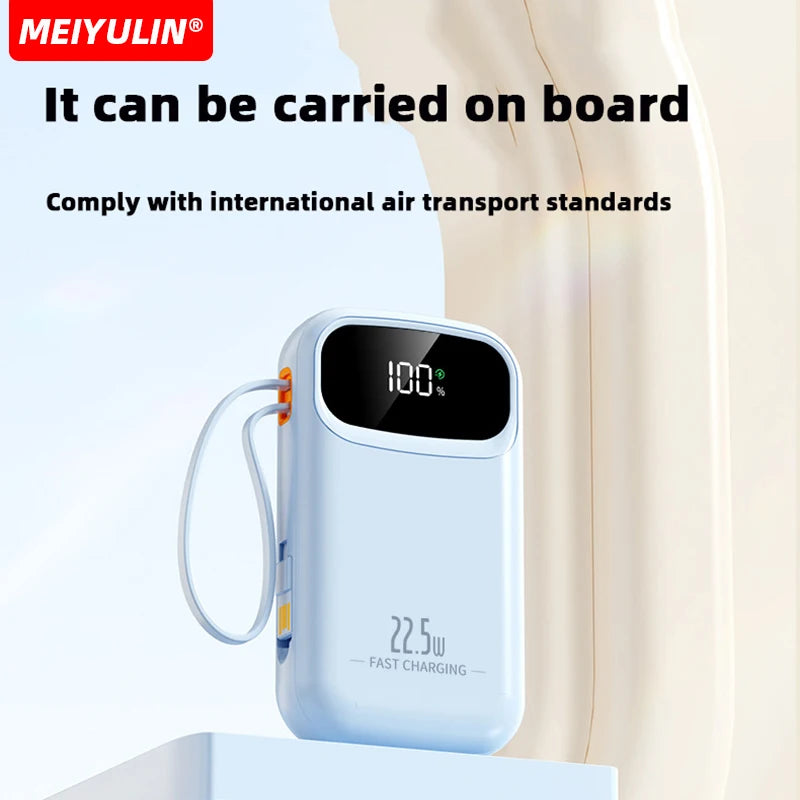 Power Bank With USB C Cable