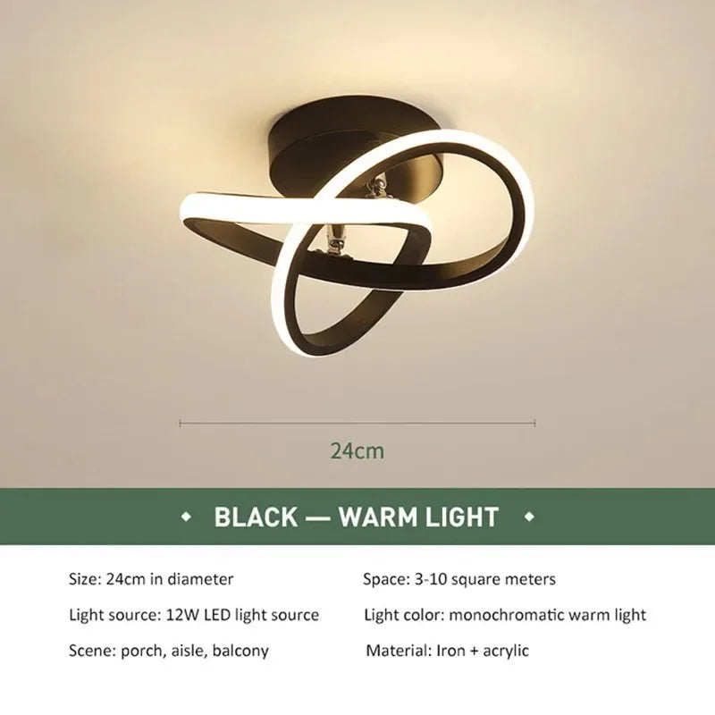Nordic Minimalist LED Strip Corridor Ceiling Light