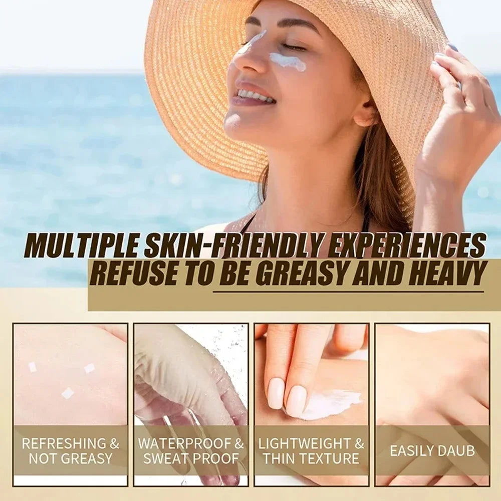SPF50+ Sunscreen Korean Rice Probiotic Solar Blocker