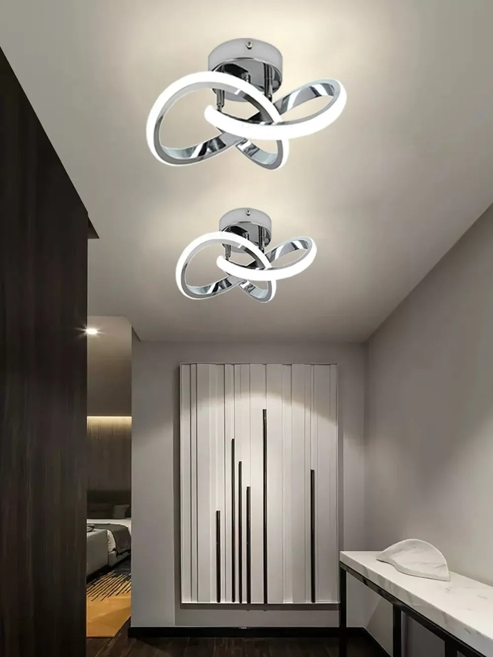 Nordic Minimalist LED Strip Corridor Ceiling Light