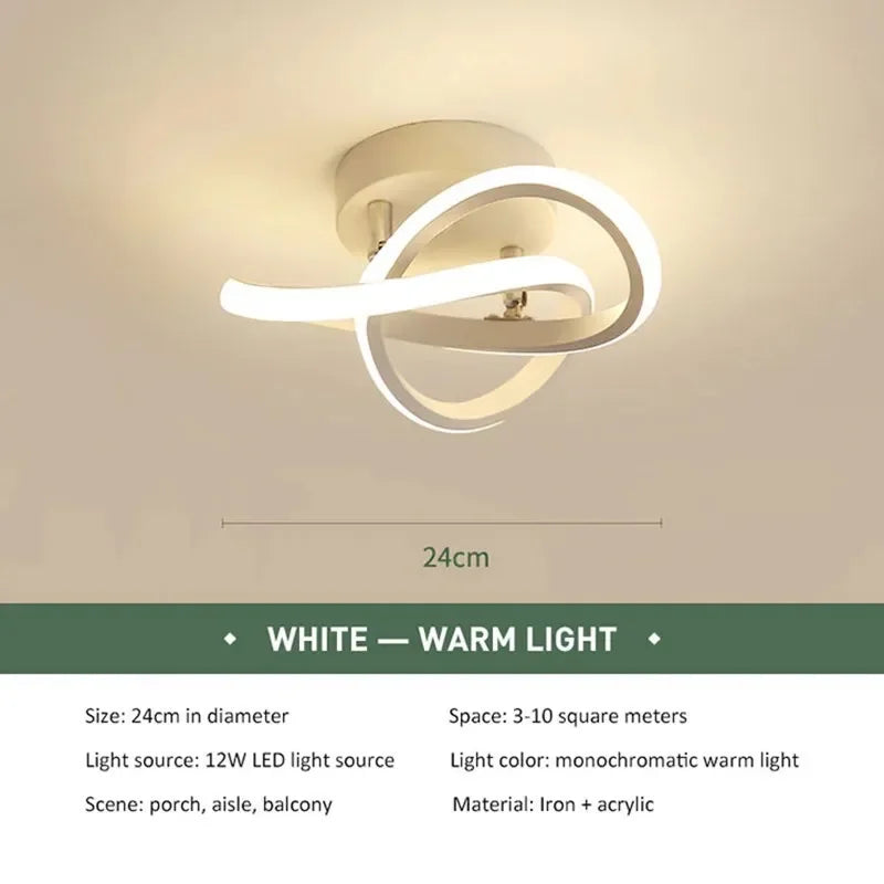 Nordic Minimalist LED Strip Corridor Ceiling Light