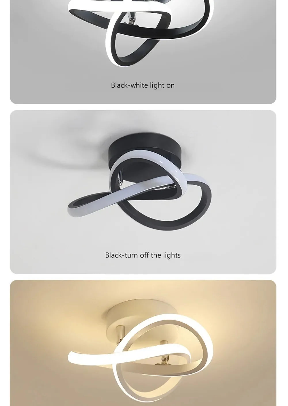 Nordic Minimalist LED Strip Corridor Ceiling Light