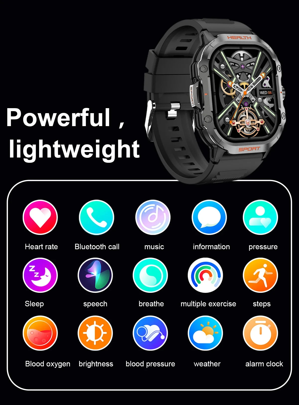 Smart Watch Male and Female Outdoor Sports