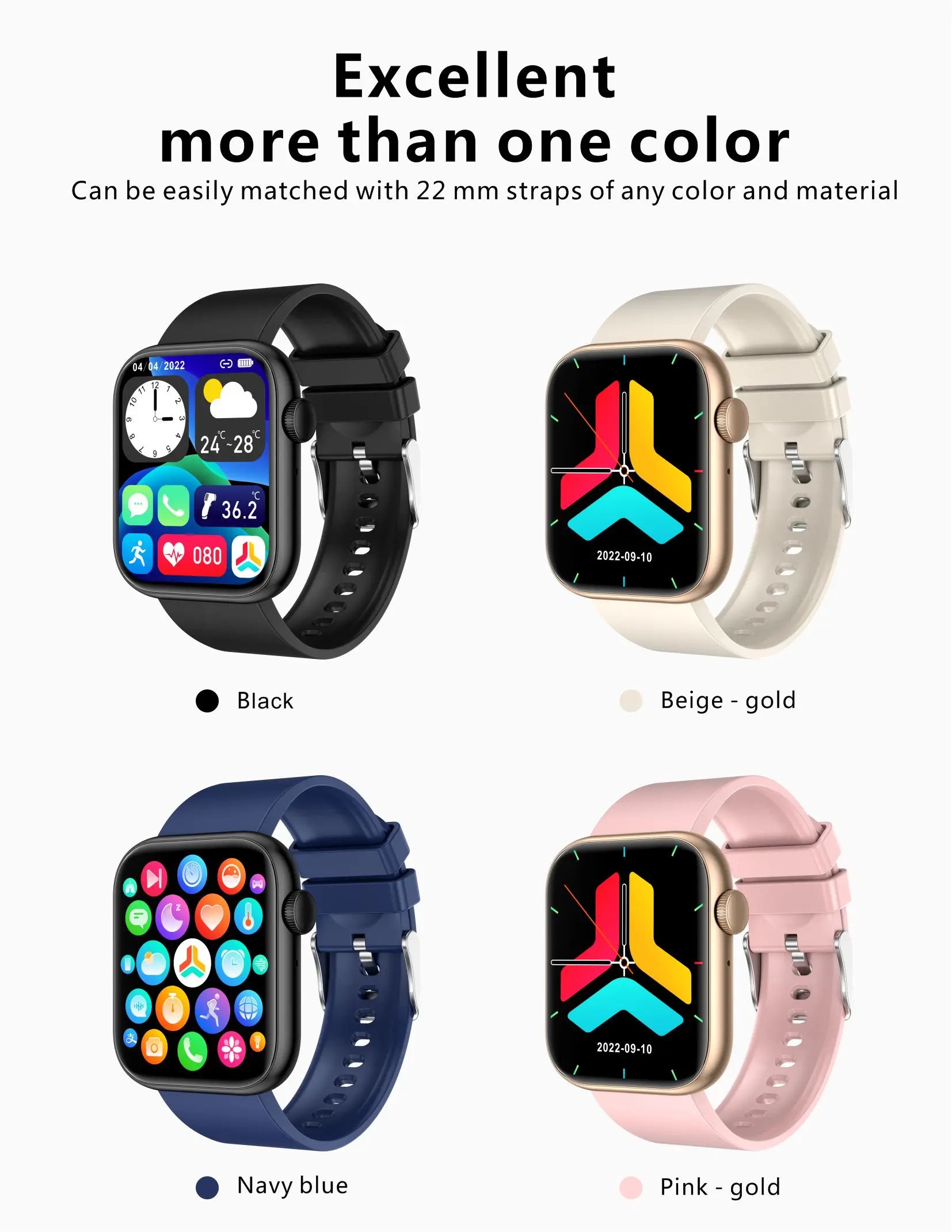 Bluetooth Calls Men Women Smartwatches