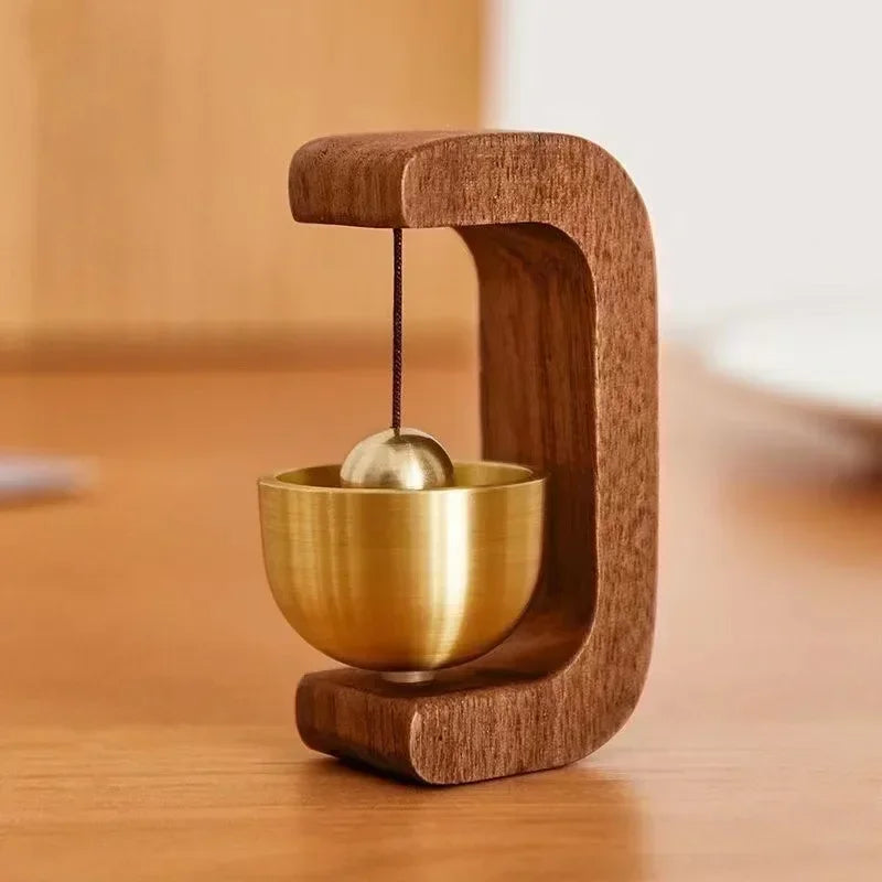 Wooden Wind Chimes Wireless Doorbell
