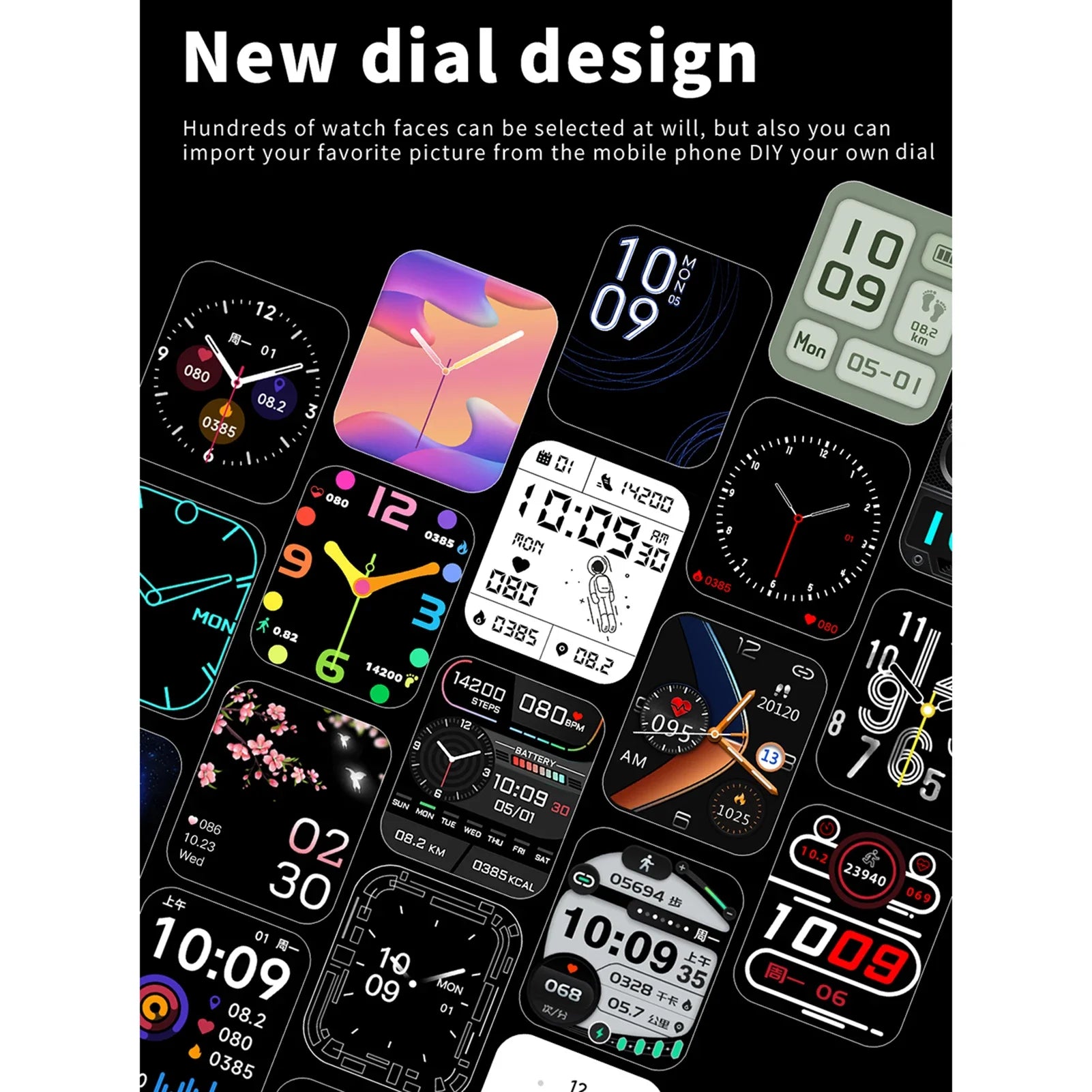 F57L Smart Watch Sleep Heart Rate Blood Pressure