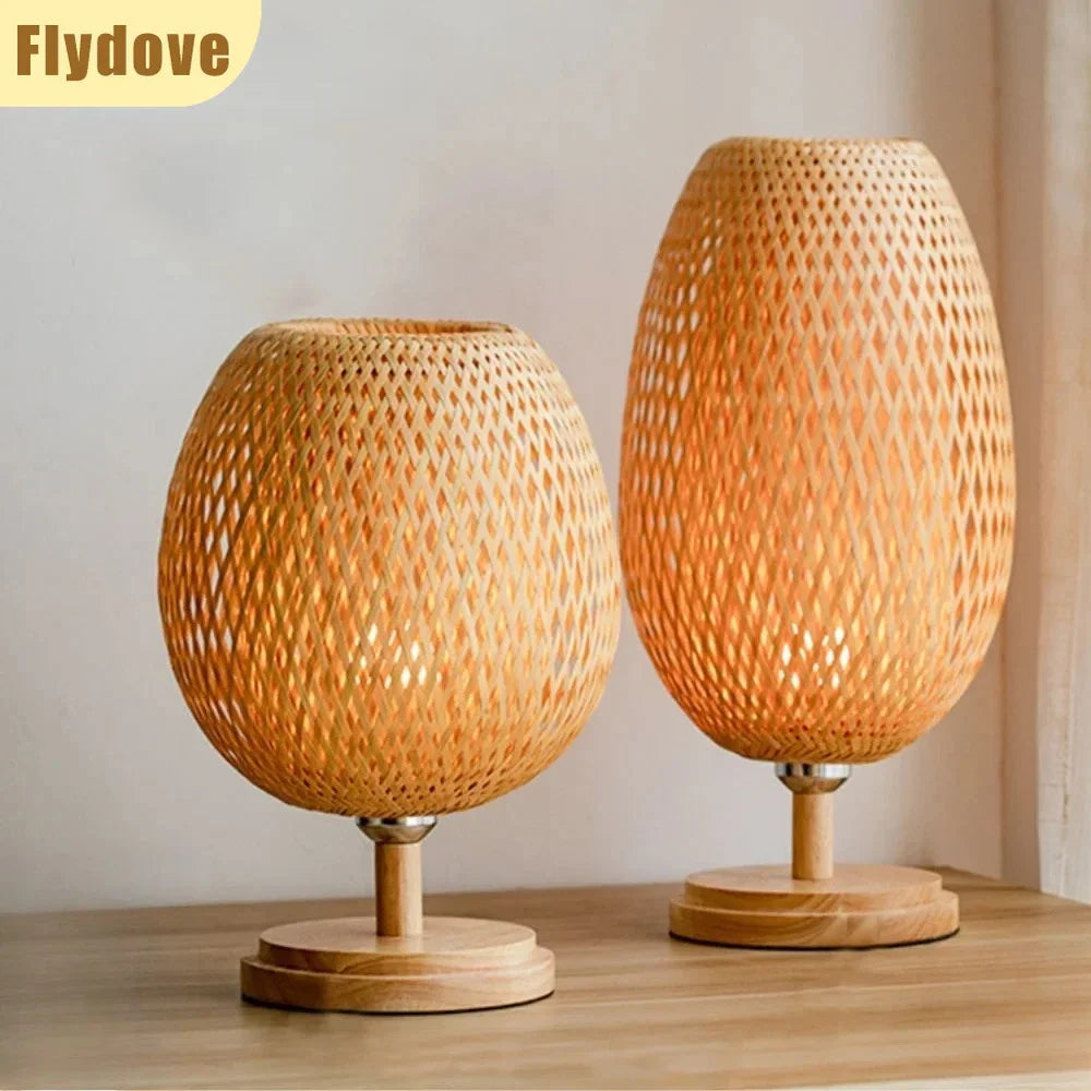Wooden Wind Small Vine Bar Desk Lamp