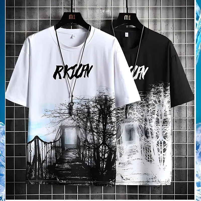 T-shirt for Men Hoodies Summer Men Clothing