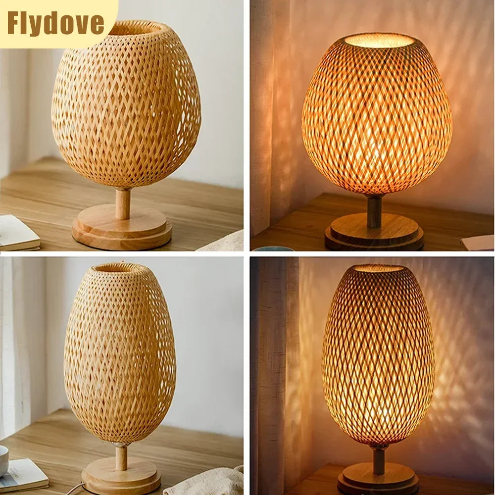 Wooden Wind Small Vine Bar Desk Lamp