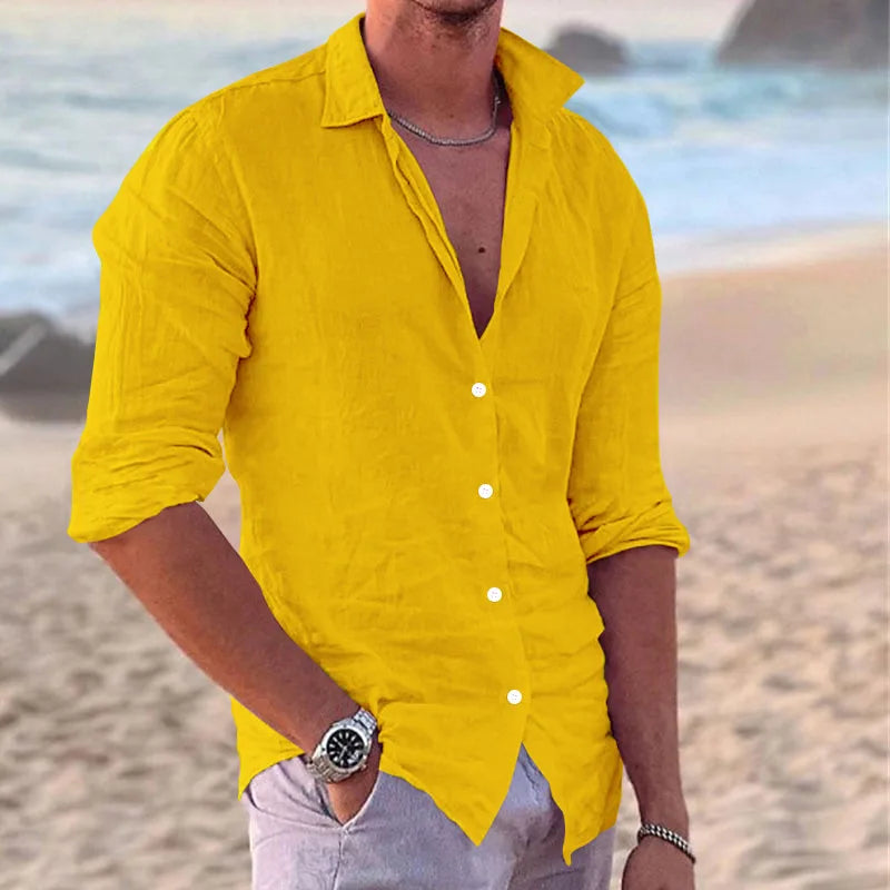 Men long-sleeved Shirt
