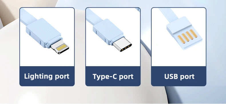 Power Bank With USB C Cable
