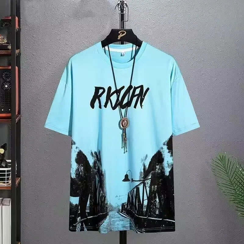 T-shirt for Men Hoodies Summer Men Clothing