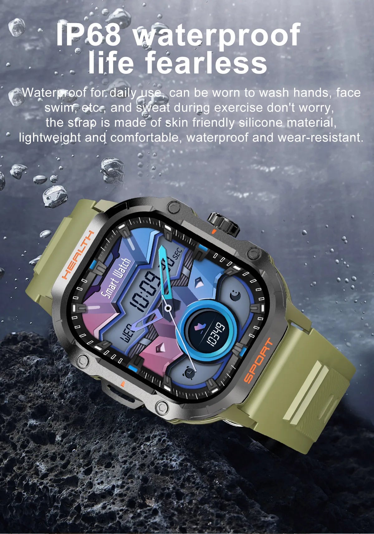 Smart Watch Male and Female Outdoor Sports