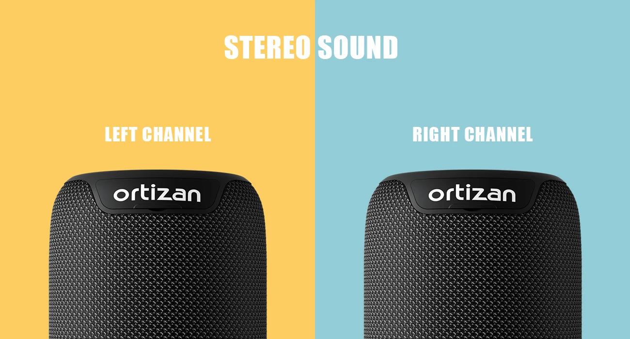 Ortizan Portable Bluetooth Speaker