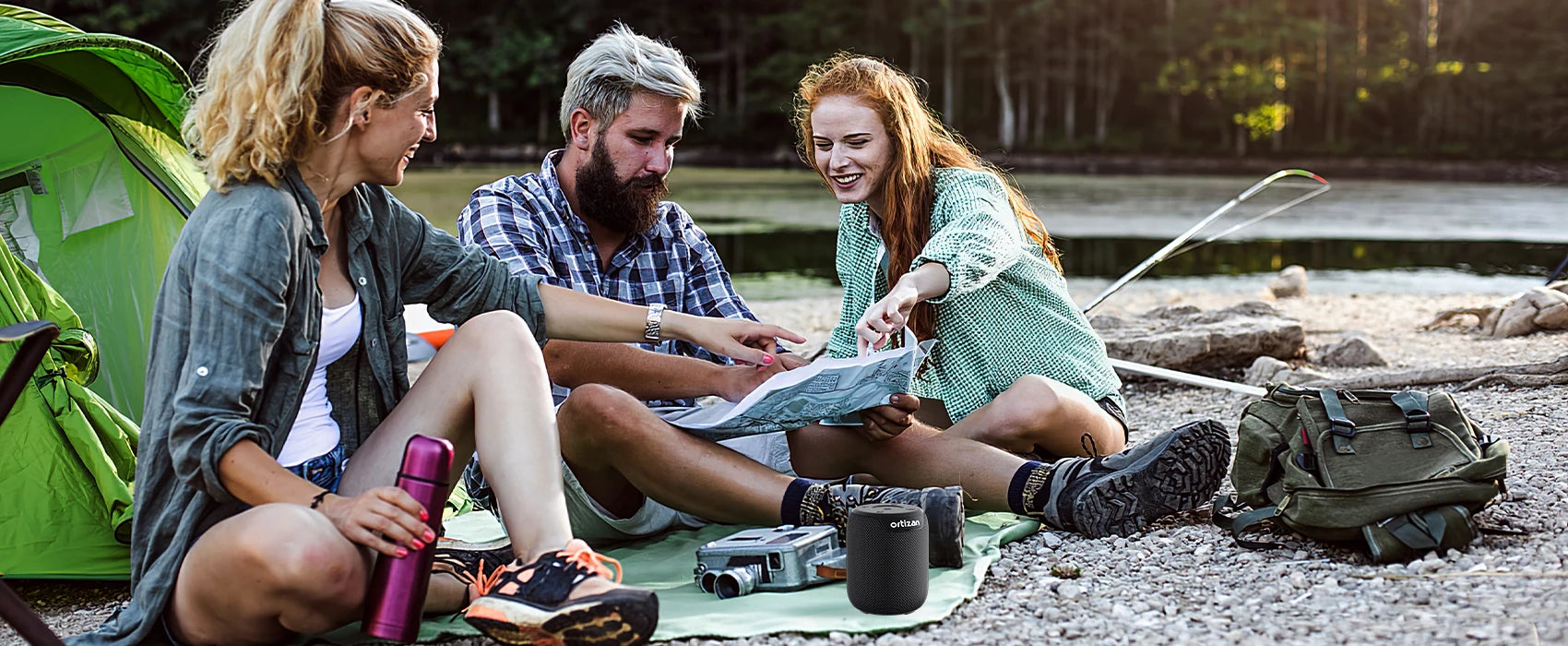 Ortizan Portable Bluetooth Speaker