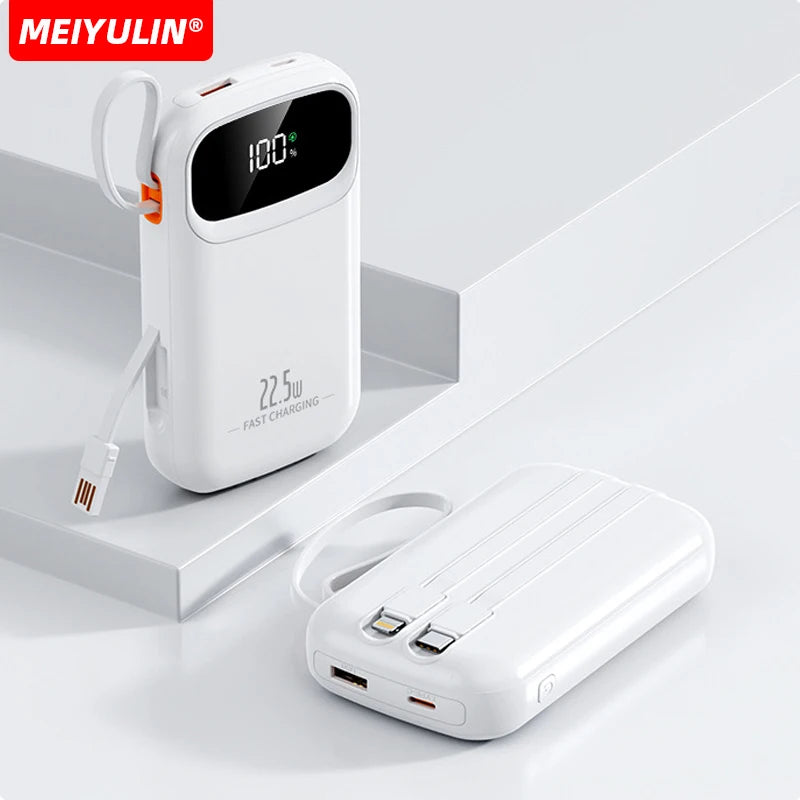 Power Bank With USB C Cable