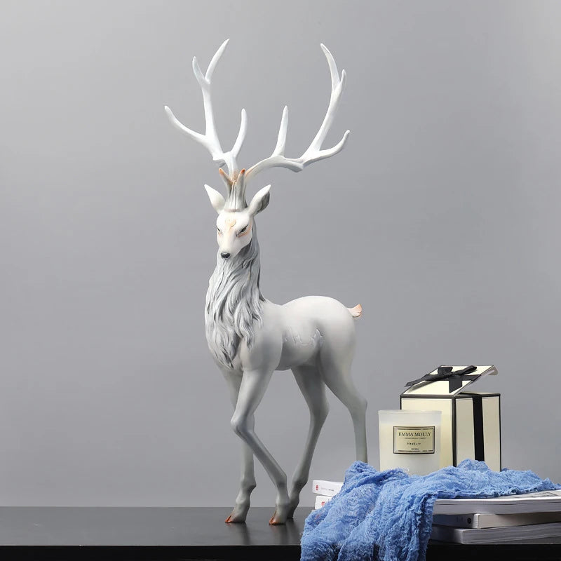 35cm High End Deer Statue Reindeer