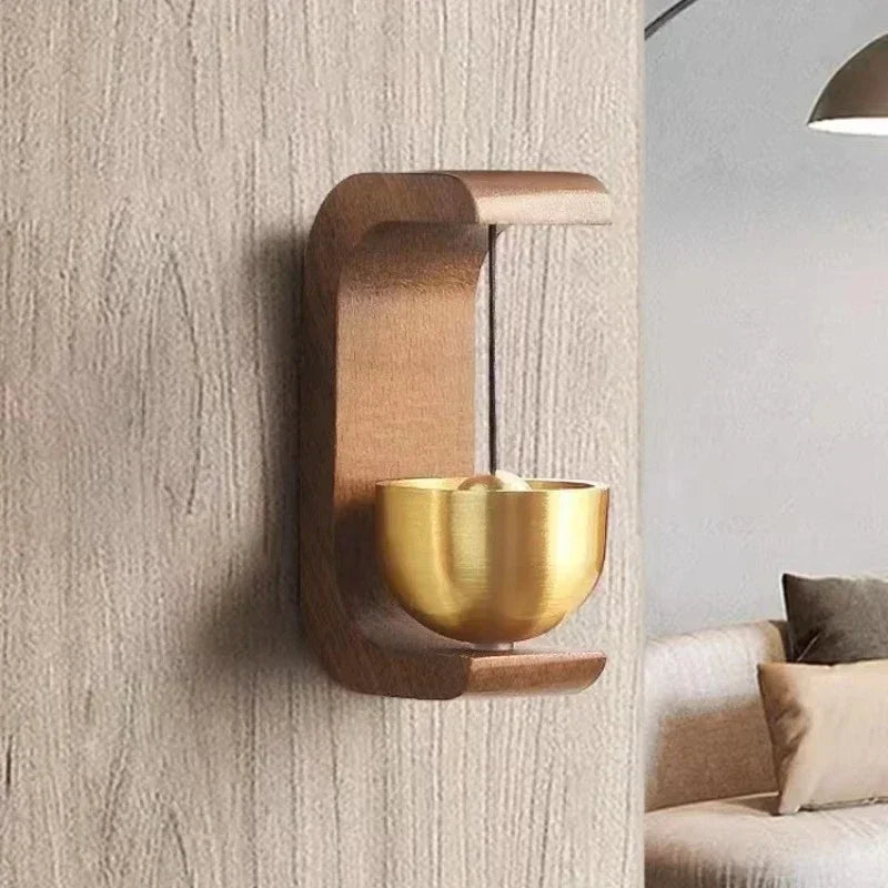 Wooden Wind Chimes Wireless Doorbell