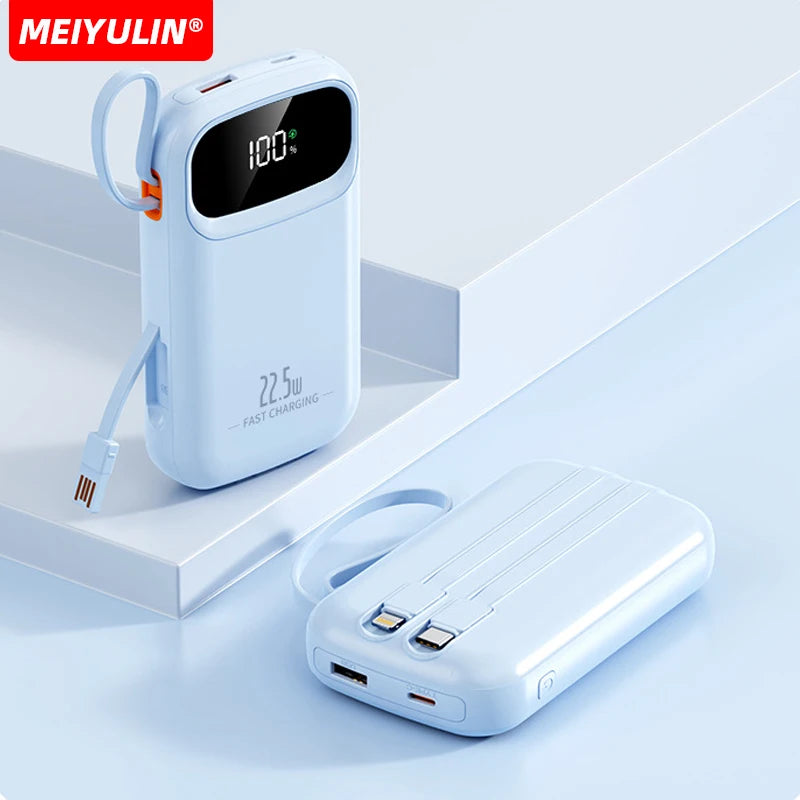 Power Bank With USB C Cable