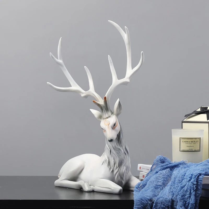 35cm High End Deer Statue Reindeer