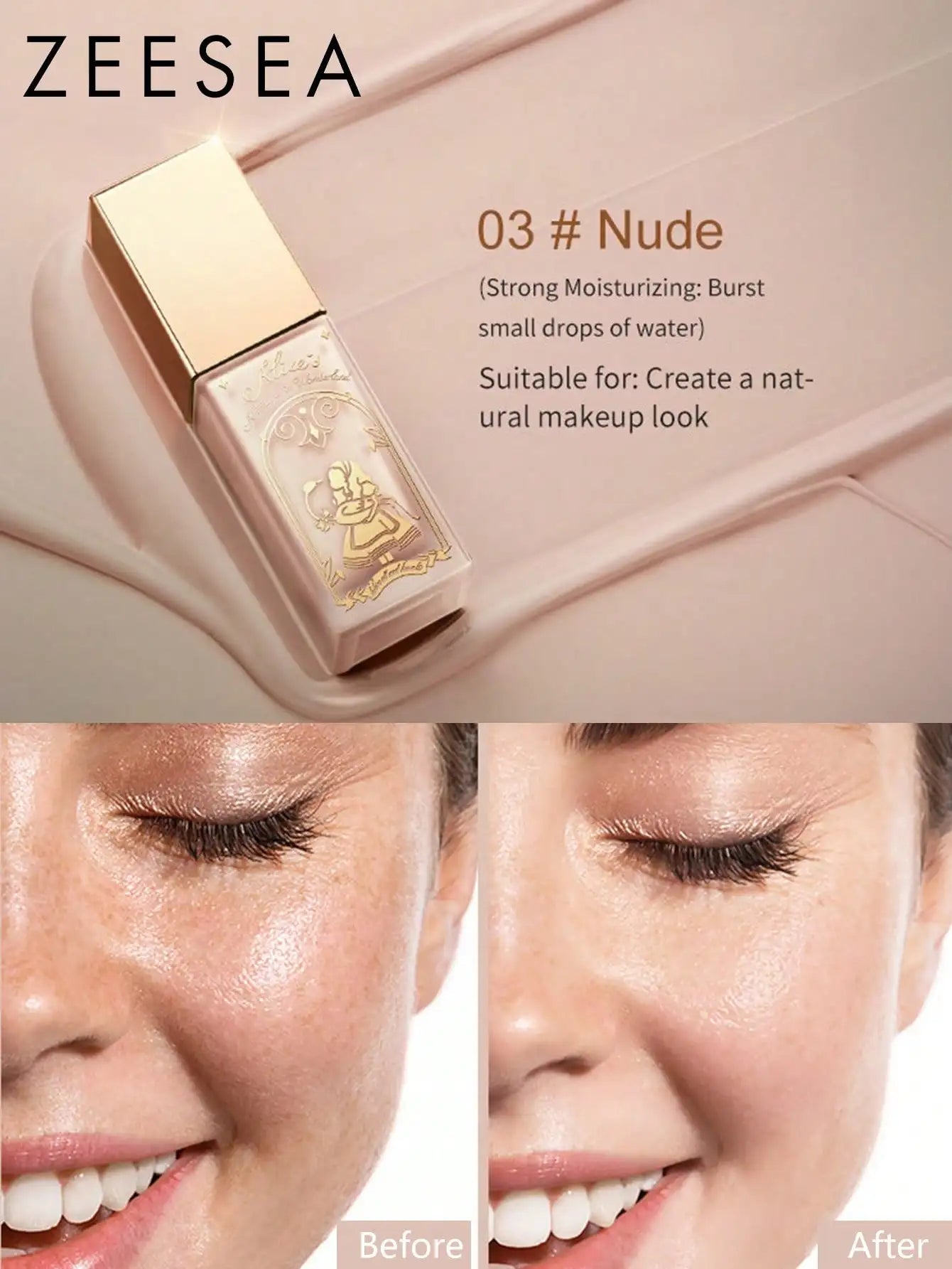 ZEESEA LIGHT FEATHER REPAIR CREAM MAKEUP