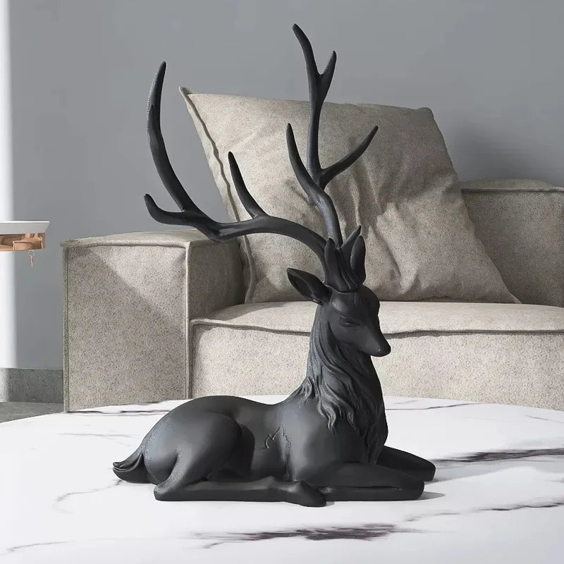 35cm High End Deer Statue Reindeer
