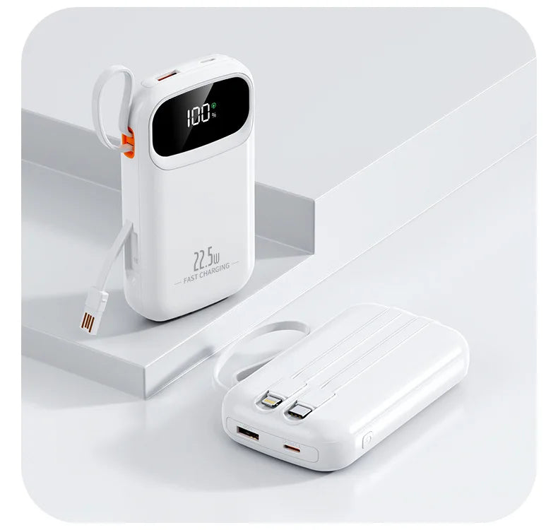 Power Bank With USB C Cable