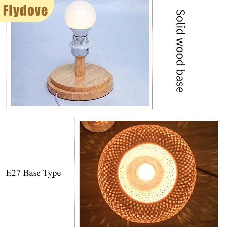 Wooden Wind Small Vine Bar Desk Lamp