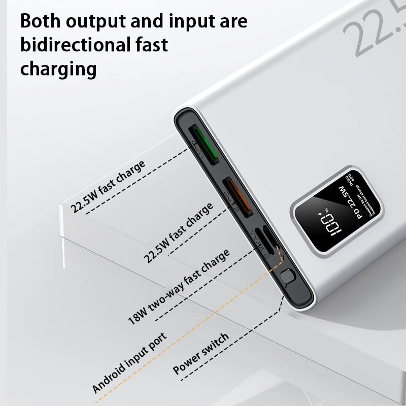 convenient fast charge large capacity mobile power supply