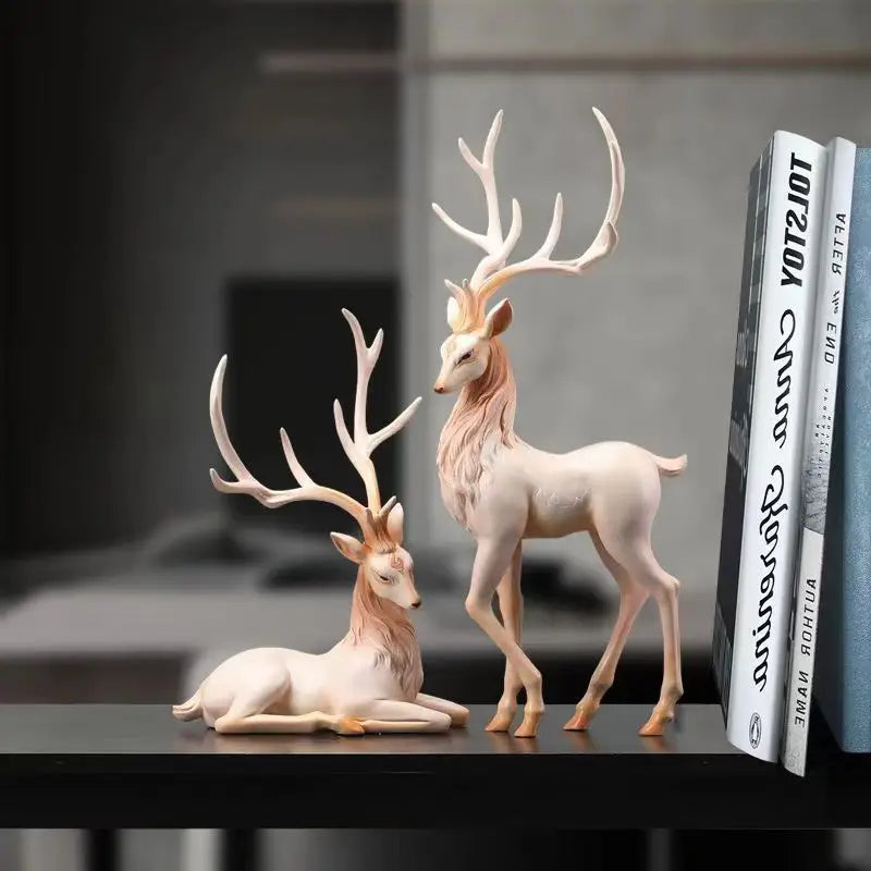 35cm High End Deer Statue Reindeer