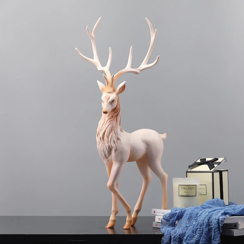 35cm High End Deer Statue Reindeer