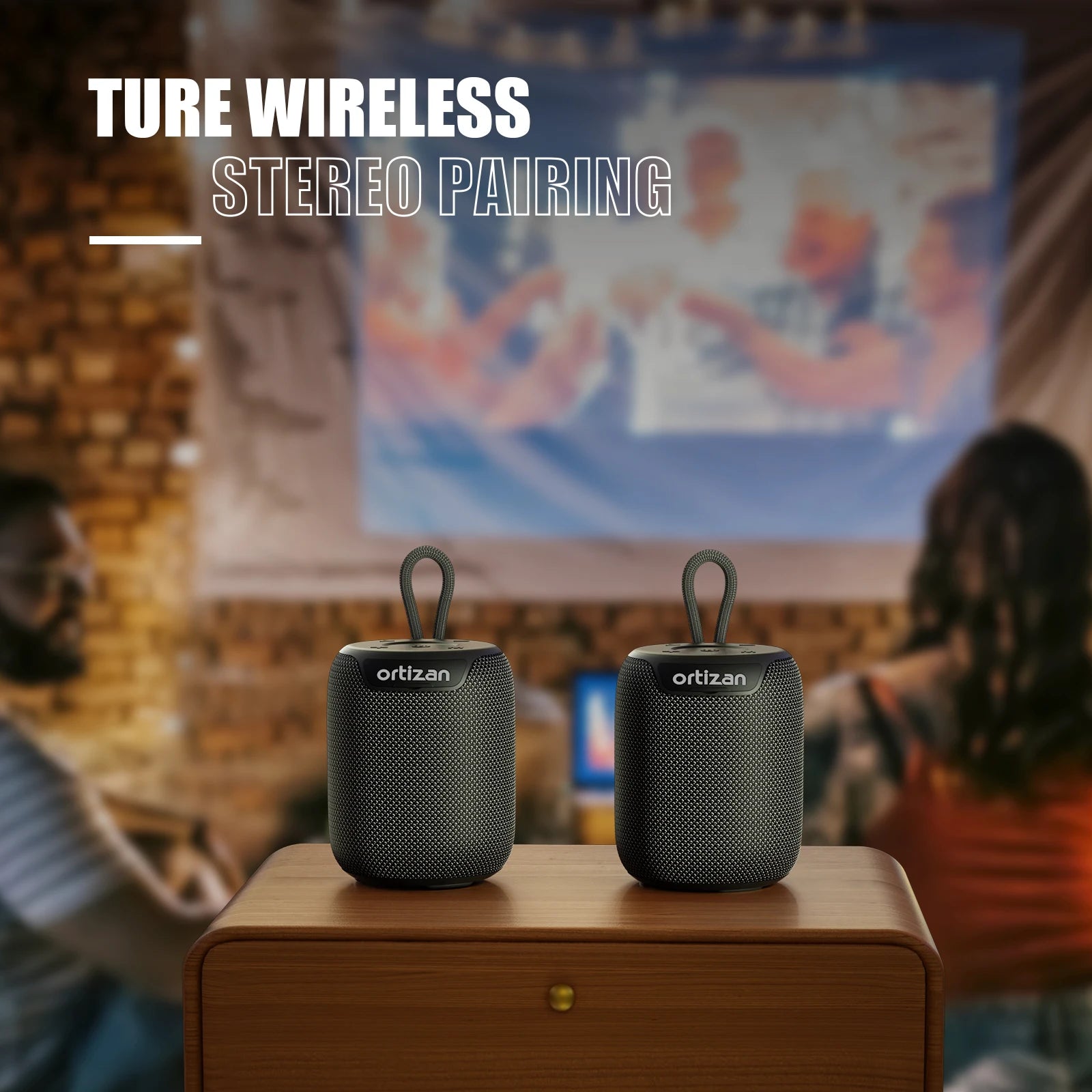 Ortizan Portable Bluetooth Speaker