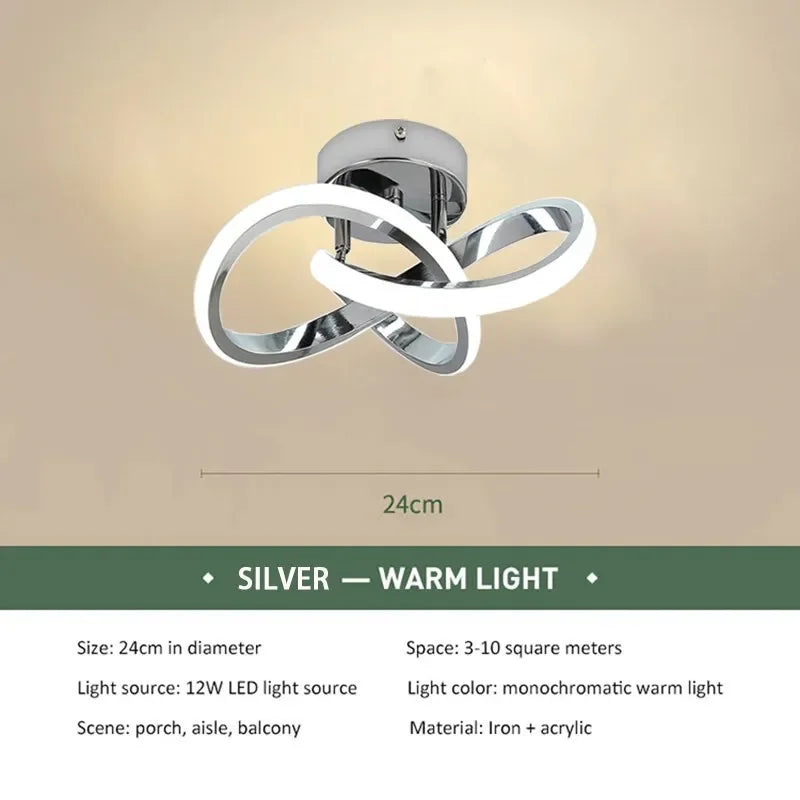 Nordic Minimalist LED Strip Corridor Ceiling Light