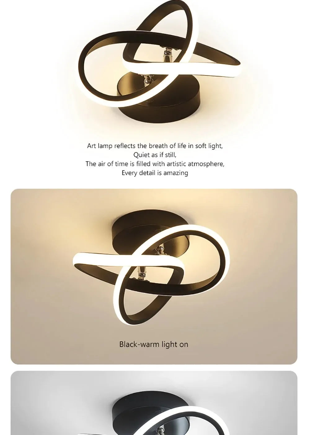 Nordic Minimalist LED Strip Corridor Ceiling Light