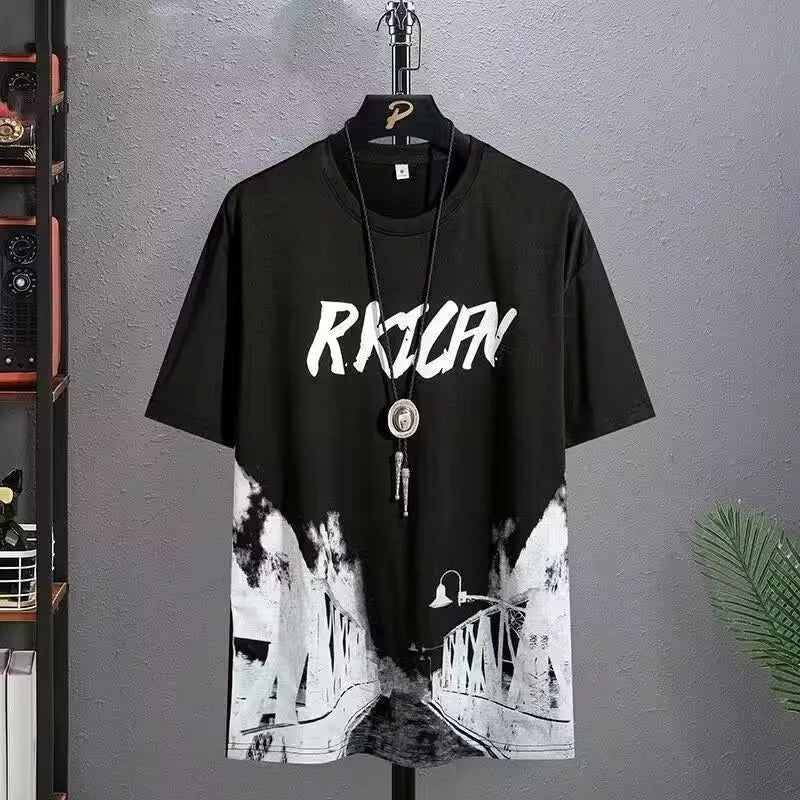 T-shirt for Men Hoodies Summer Men Clothing