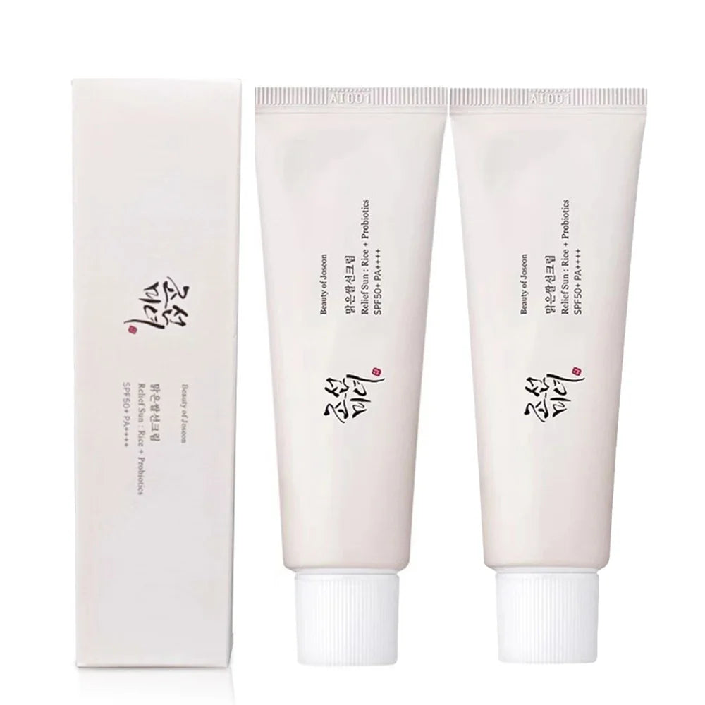 SPF50+ Sunscreen Korean Rice Probiotic Solar Blocker