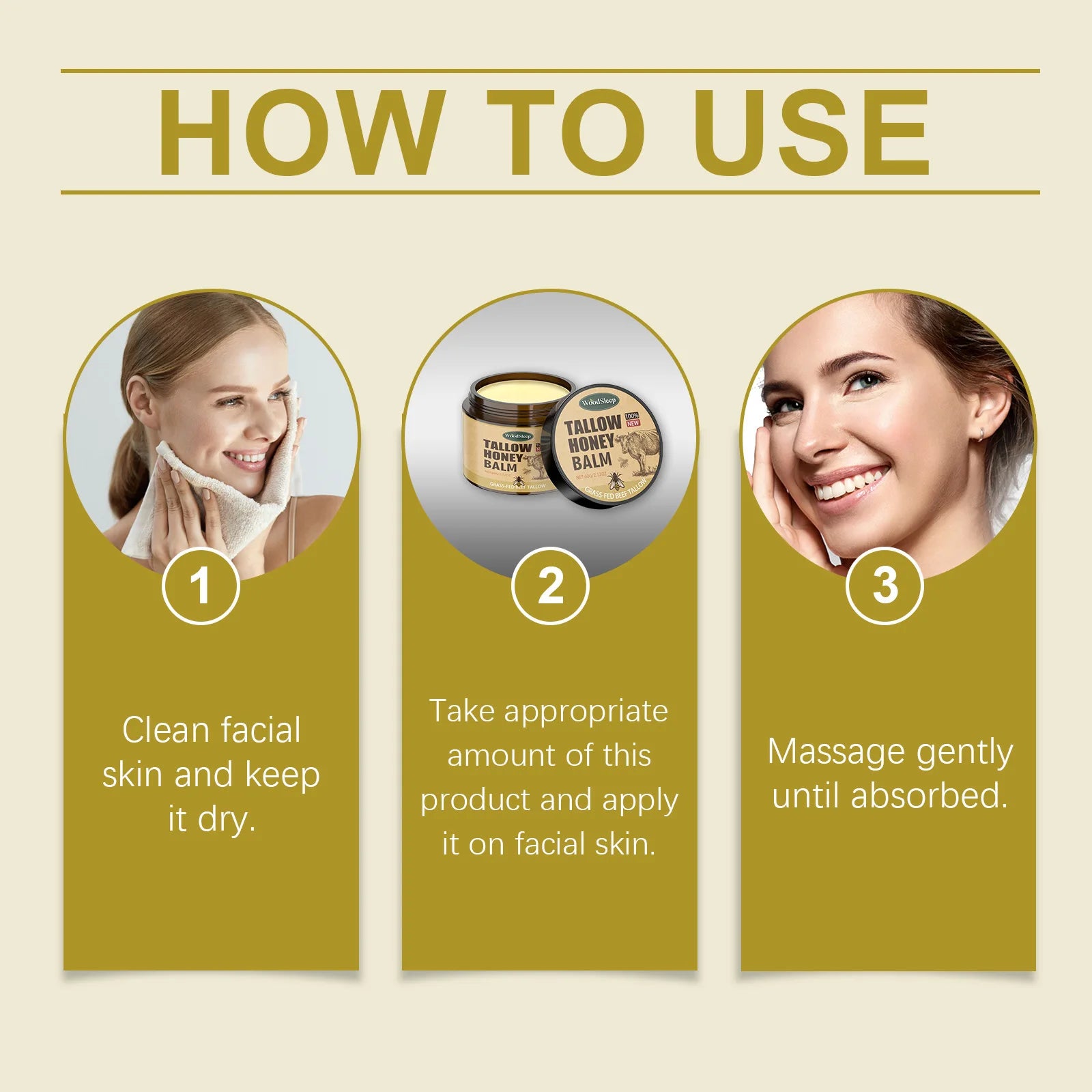 Beef Tallow Honey Moisturizer Cream